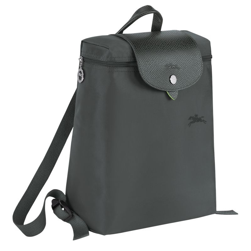 Deep Grey Longchamp Le Pliage Green M Women's Backpacks | 3976-XYSDL