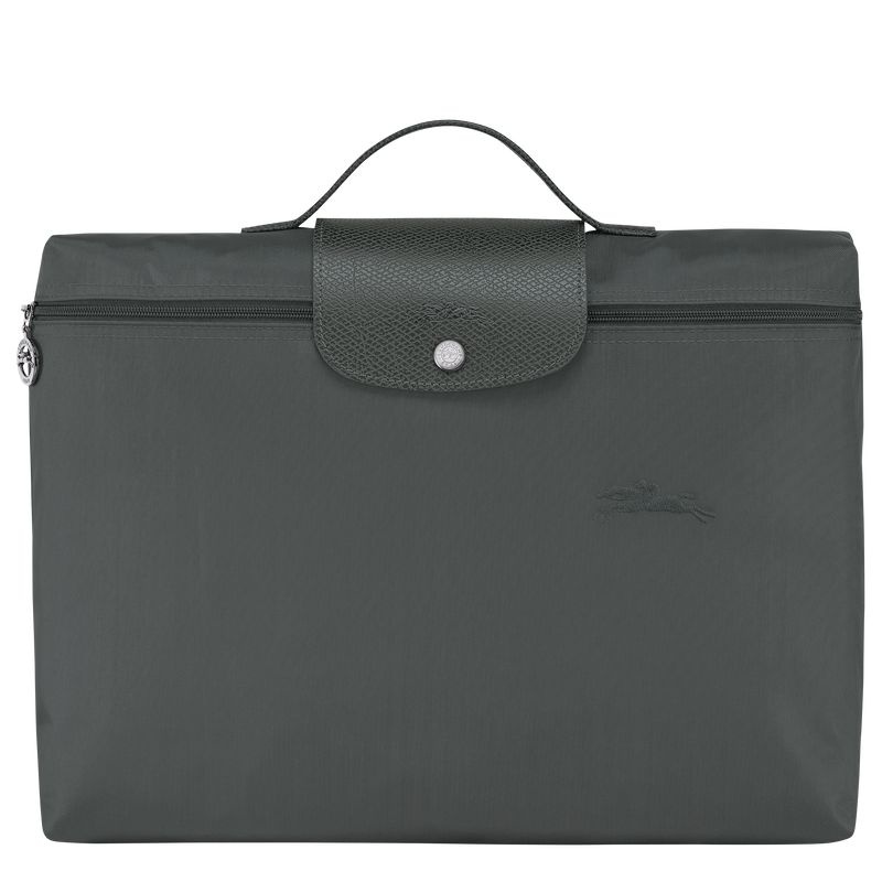 Deep Grey Longchamp Le Pliage Green S Women\'s Briefcase | 5819-PBJKT