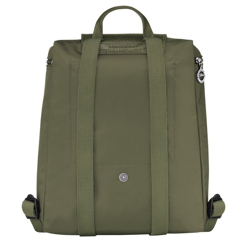 Green Longchamp Le Pliage Green M Women's Backpacks | 1037-QZOWF