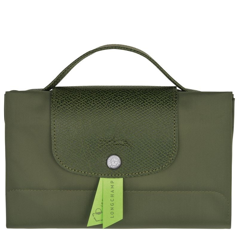 Green Longchamp Le Pliage Green S Women's Briefcase | 8536-TWUGF