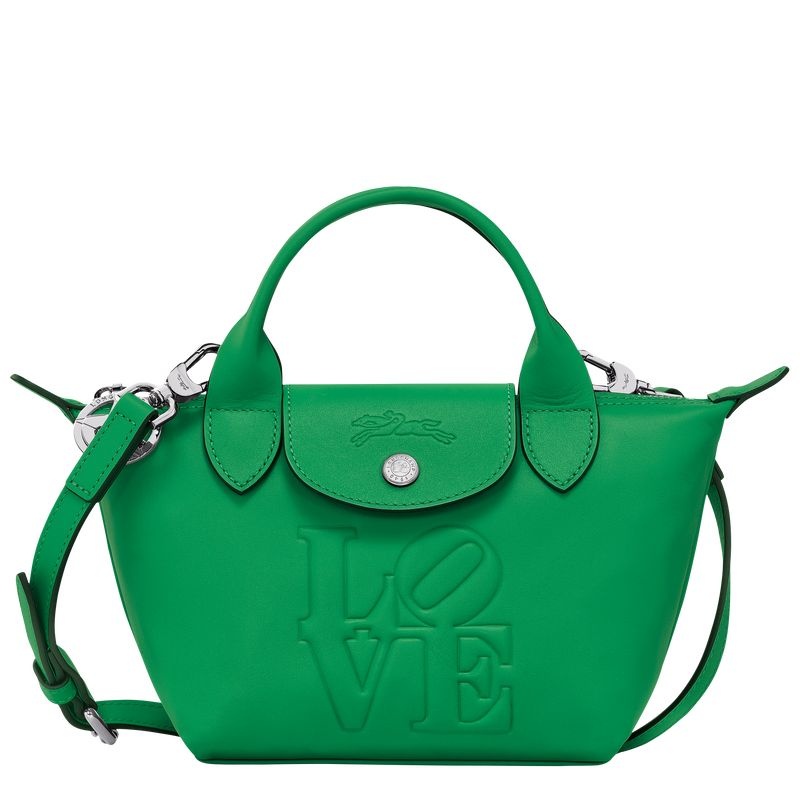 Green Longchamp x Robert Indiana XS Women\'s Handbag | 1958-KBOMI