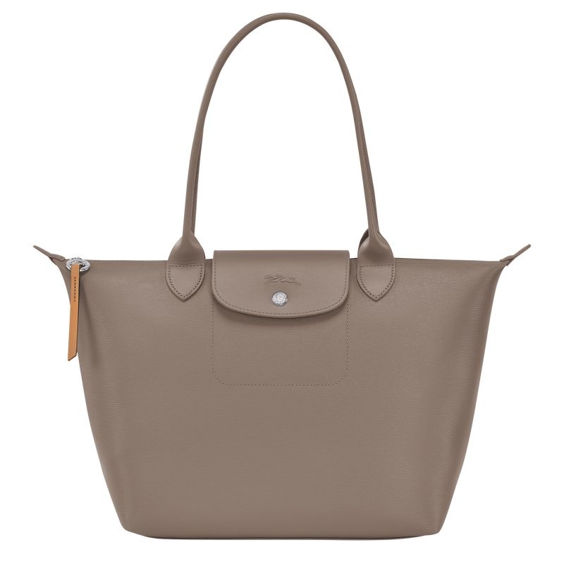 Grey Brown Longchamp Le Pliage City M Women\'s Tote Bags | 7863-FUCSR