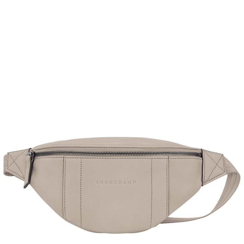 Grey Longchamp 3D S Men\'s Belt Bags | 8950-PGQJZ