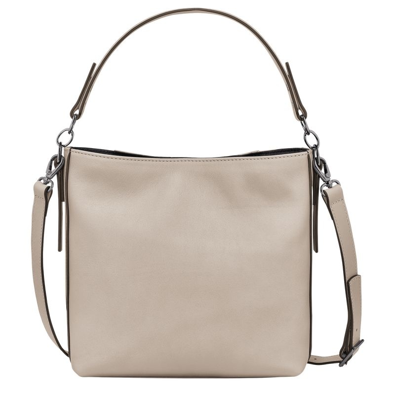 Grey Longchamp 3D S Women's Crossbody Bags | 2864-IAZCJ