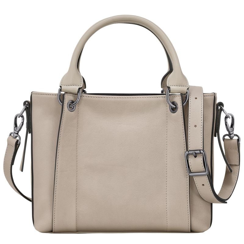 Grey Longchamp 3D S Women's Handbag | 5726-KFDTM