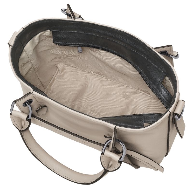 Grey Longchamp 3D S Women's Handbag | 5726-KFDTM