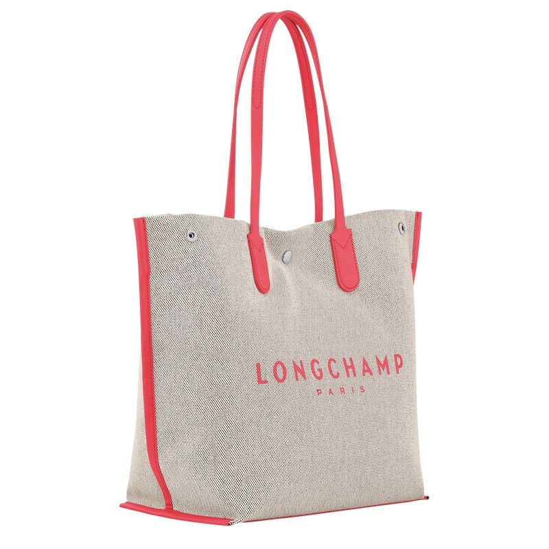 Grey Longchamp Essential L Women's Tote Bags | 9350-NSXDA