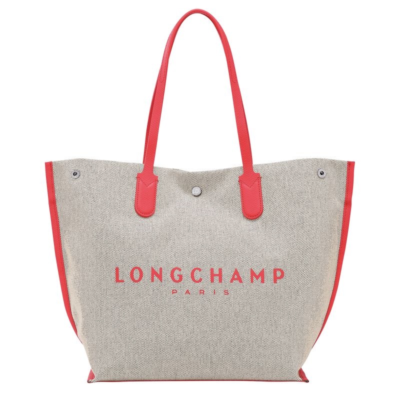 Grey Longchamp Essential L Women\'s Tote Bags | 9350-NSXDA