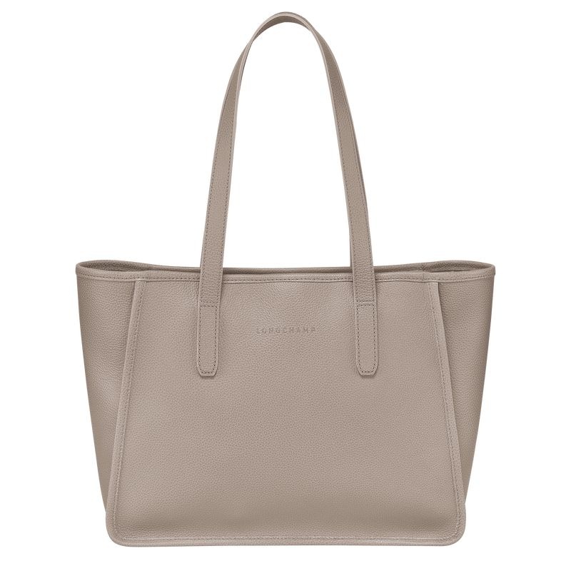 Grey Longchamp Le Foulonné L Women\'s Tote Bags | 0586-NKEXJ