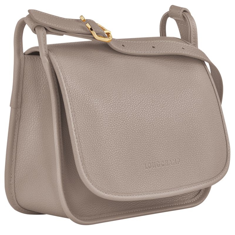 Grey Longchamp Le Foulonné M Women's Crossbody Bags | 4817-GPFQE