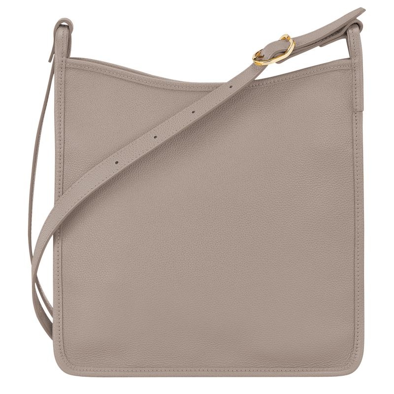 Grey Longchamp Le Foulonné M Women's Crossbody Bags | 8726-SGTRP