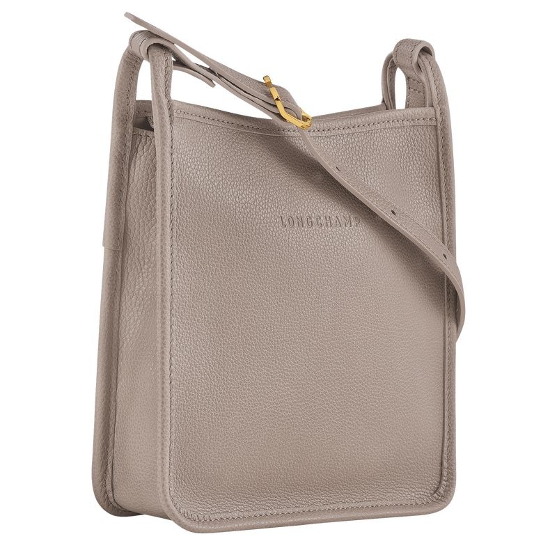 Grey Longchamp Le Foulonné S Women's Crossbody Bags | 4352-ODVFU