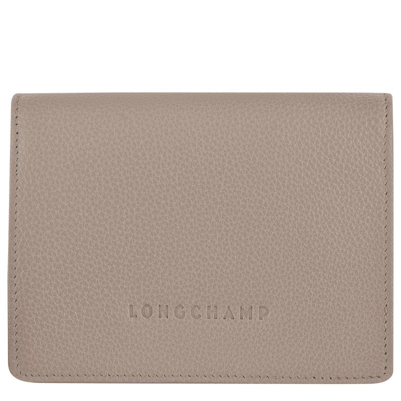 Grey Longchamp Le Foulonné Women\'s Wallet | 8946-ADRQL