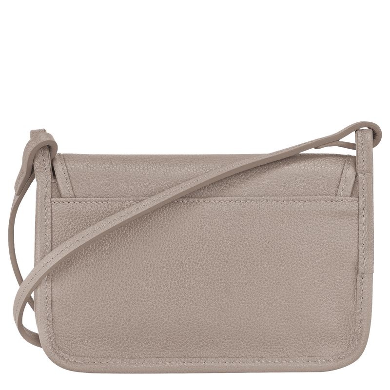 Grey Longchamp Le Foulonné XS Women's Clutch Bag | 9371-JYRMG