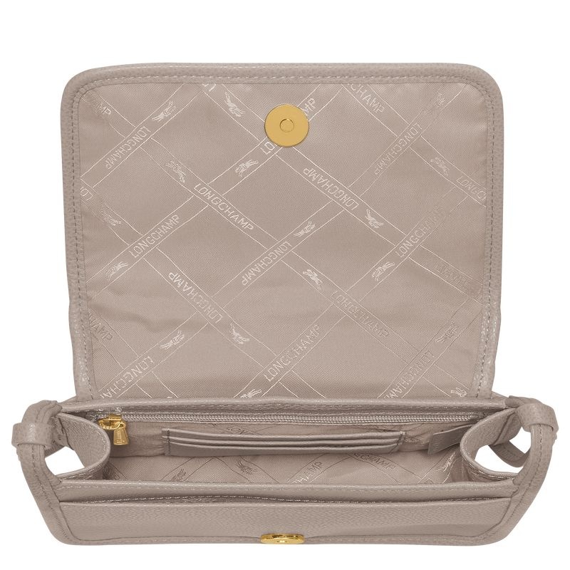 Grey Longchamp Le Foulonné XS Women's Clutch Bag | 9371-JYRMG