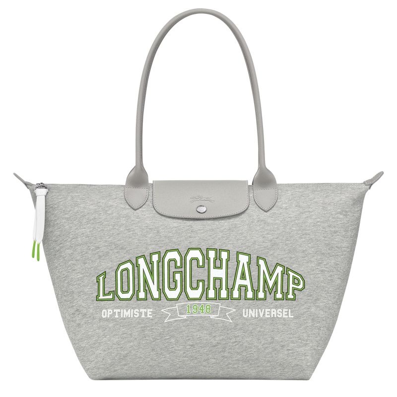 Grey Longchamp Le Pliage Collection L Women\'s Tote Bags | 1927-GPOTW