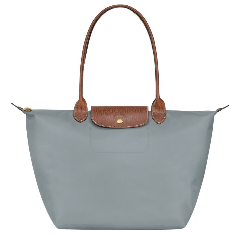 Grey Longchamp Le Pliage Original L Women\'s Tote Bags | 2074-FJNUR