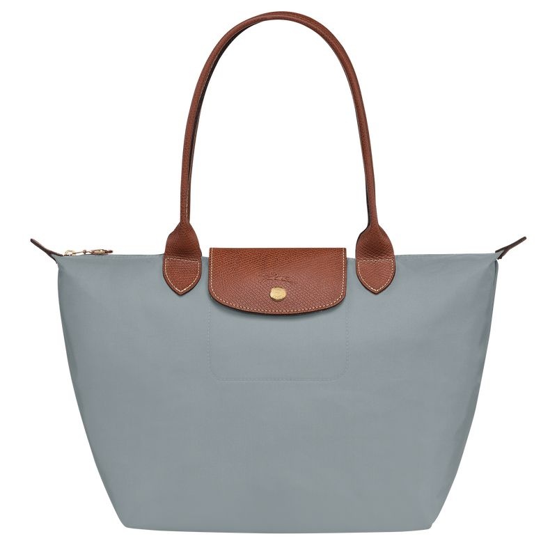 Grey Longchamp Le Pliage Original M Women\'s Tote Bags | 6587-HNTAP