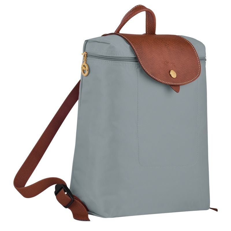 Grey Longchamp Le Pliage Original M Women's Backpacks | 6427-ORCHV