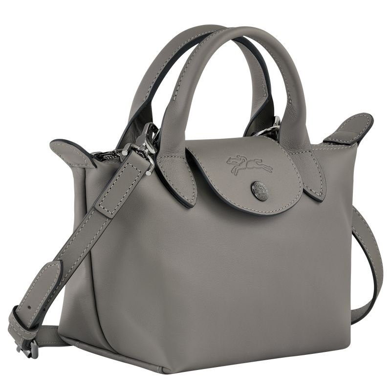 Grey Longchamp Le Pliage Xtra XS Women's Handbag | 0829-XBKER