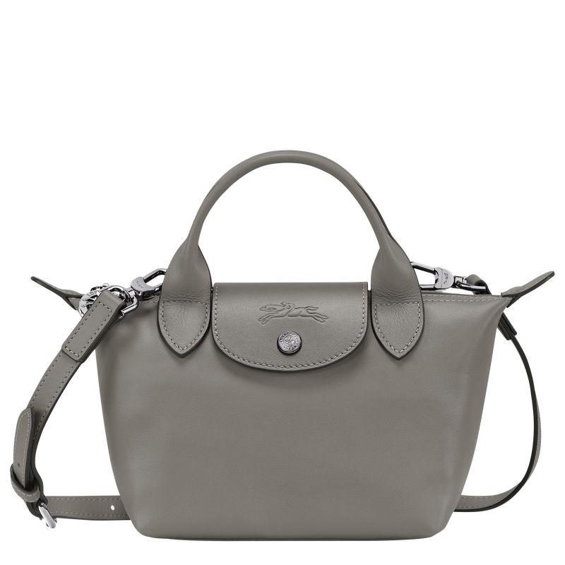 Grey Longchamp Le Pliage Xtra XS Women\'s Handbag | 0829-XBKER