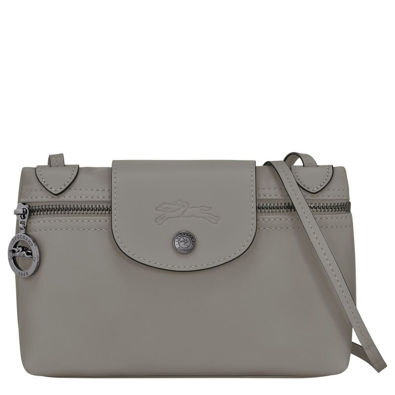 Grey Longchamp Le Pliage Xtra XS Women\'s Crossbody Bags | 5649-IJNML