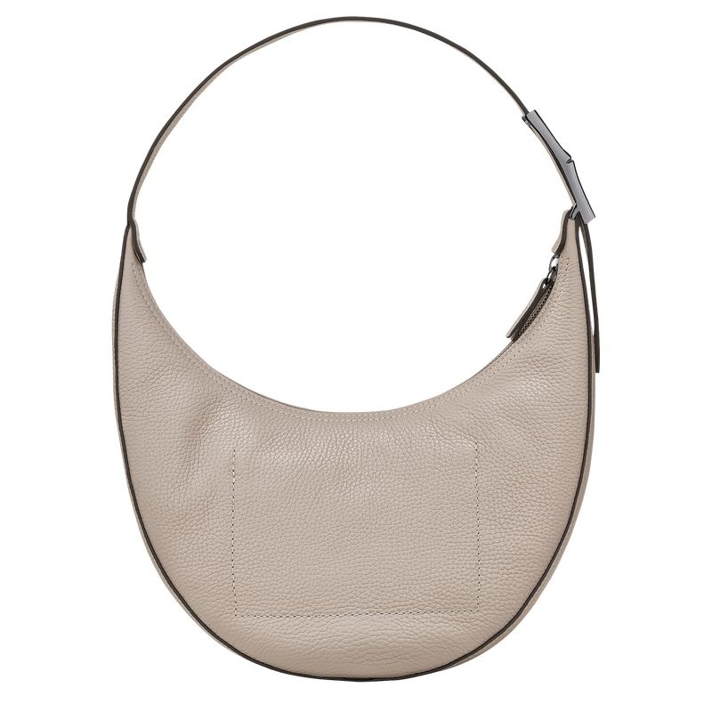 Grey Longchamp Roseau Essential M Women's Hobo Bag | 0274-JVRQU