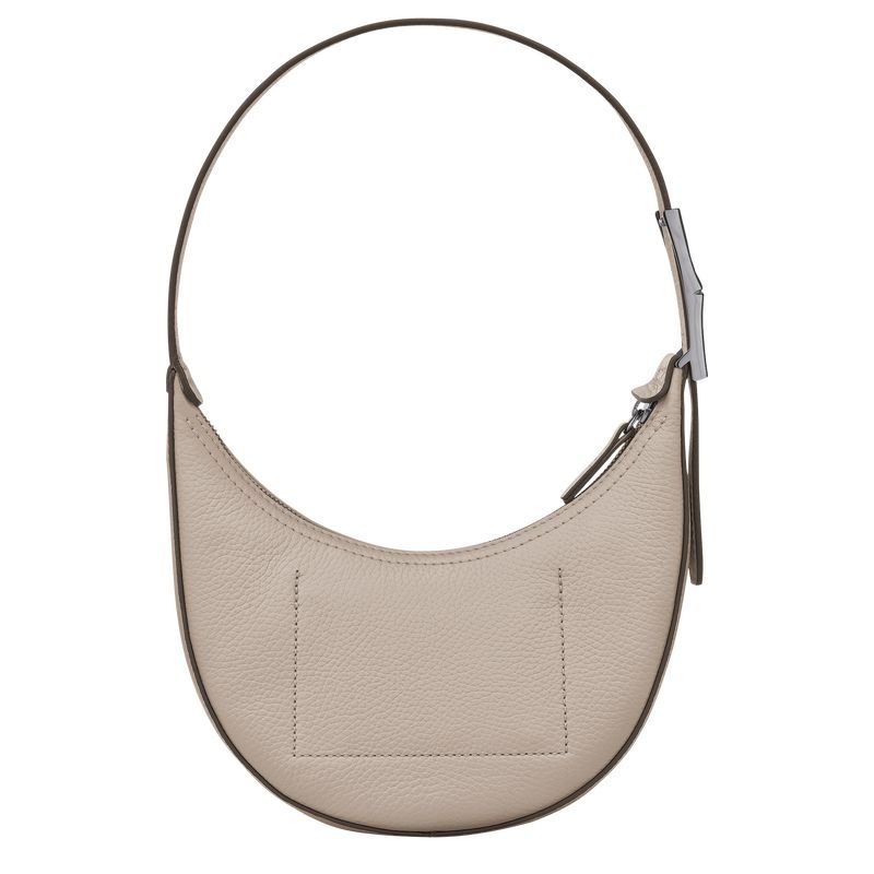 Grey Longchamp Roseau Essential S Women's Hobo Bag | 0614-ABKFX