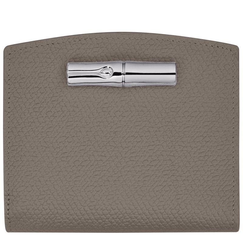 Grey Longchamp Roseau Women\'s Wallet | 9320-VWHMF