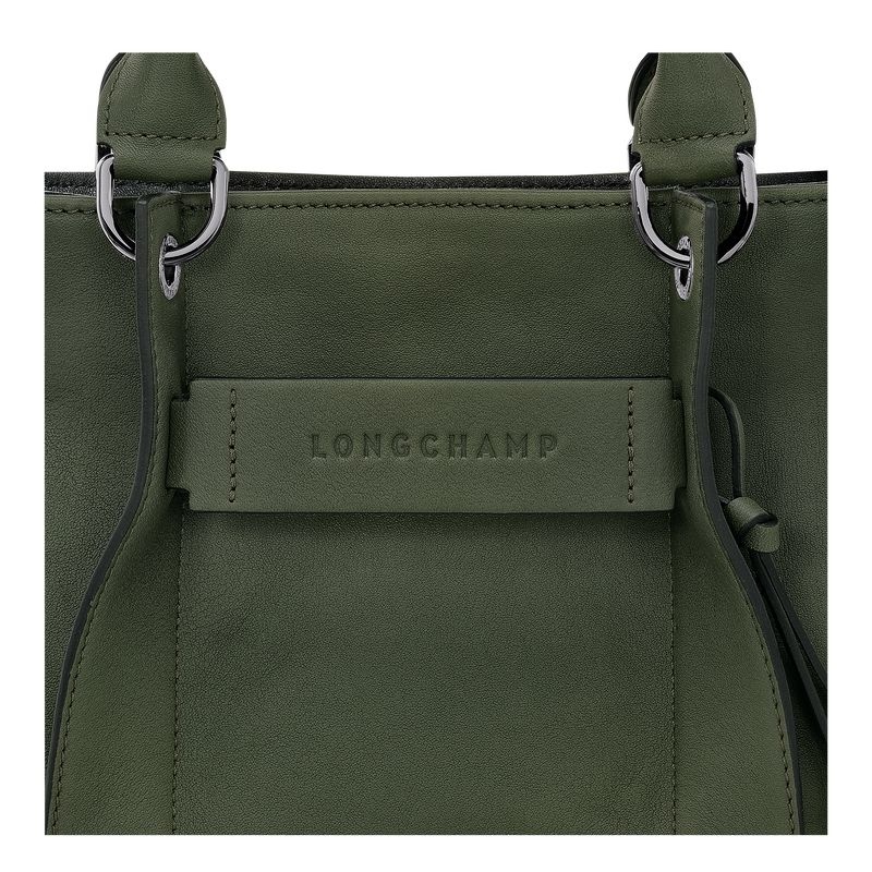 Khaki Longchamp 3D S Women's Handbag | 4297-PLDRE