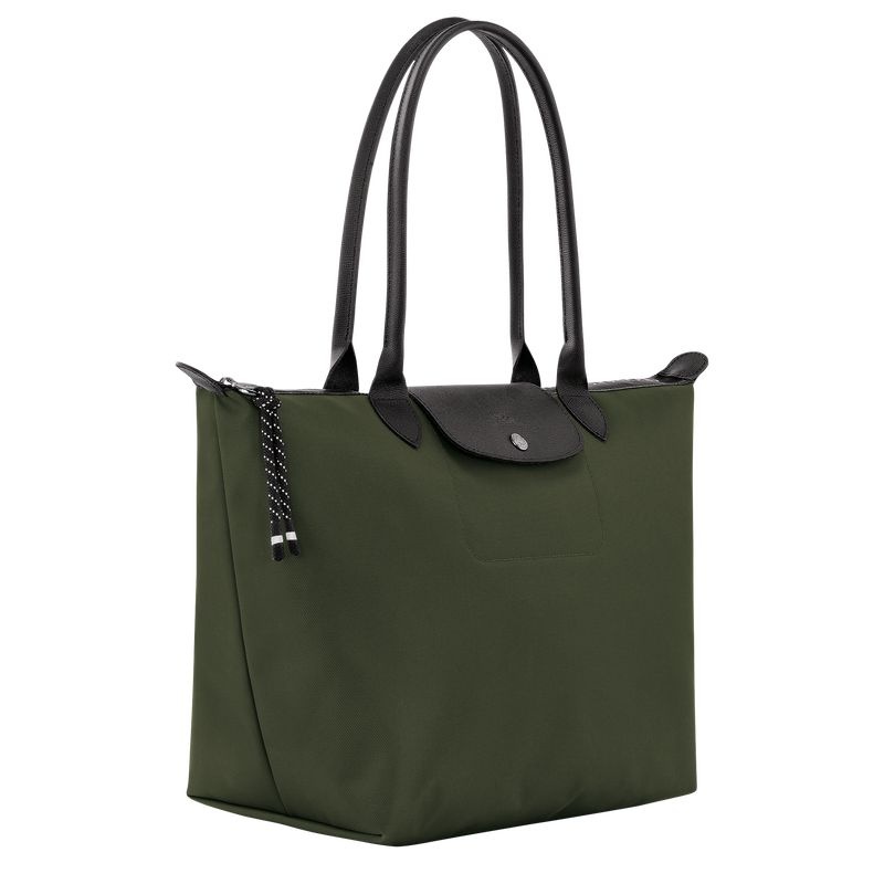 Khaki Longchamp Le Pliage Energy L Women's Tote Bags | 0451-BETML