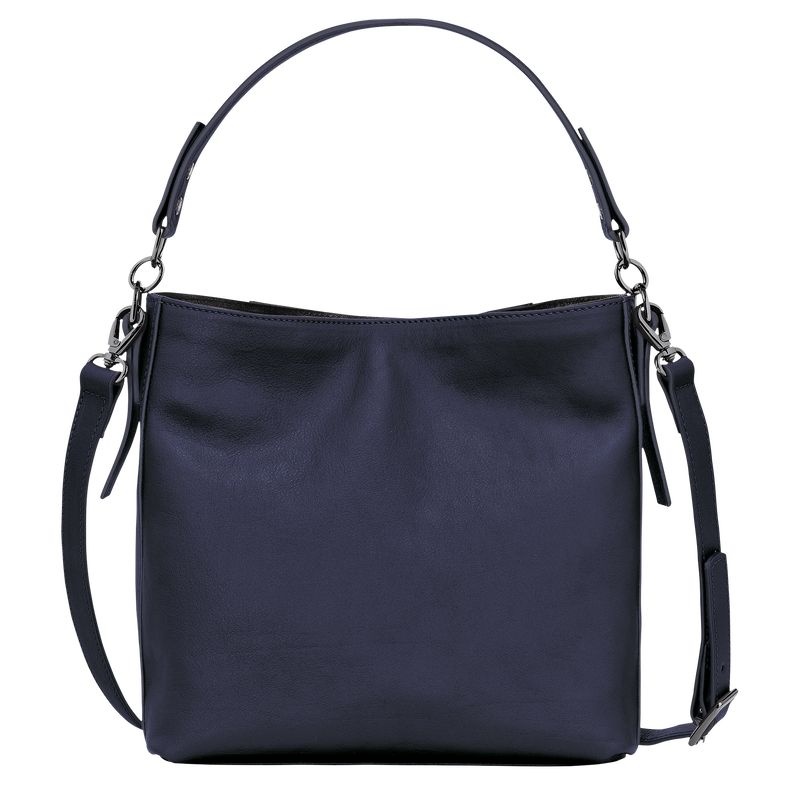 Navy Longchamp 3D S Women's Crossbody Bags | 2468-KNCQM