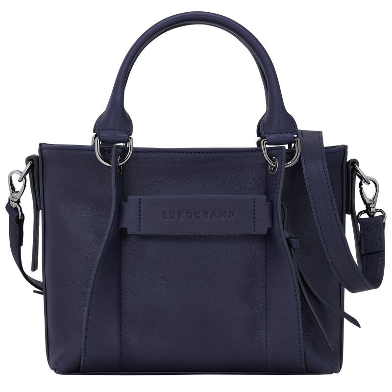 Navy Longchamp 3D S Women\'s Handbag | 4257-FVEXN