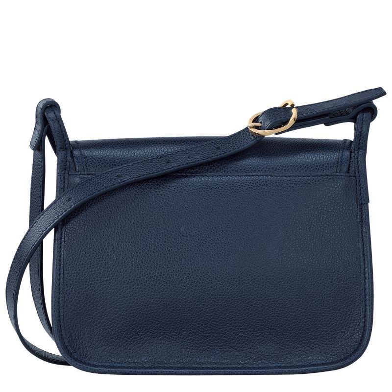 Navy Longchamp Le Foulonné M Women's Crossbody Bags | 7386-MYHSG