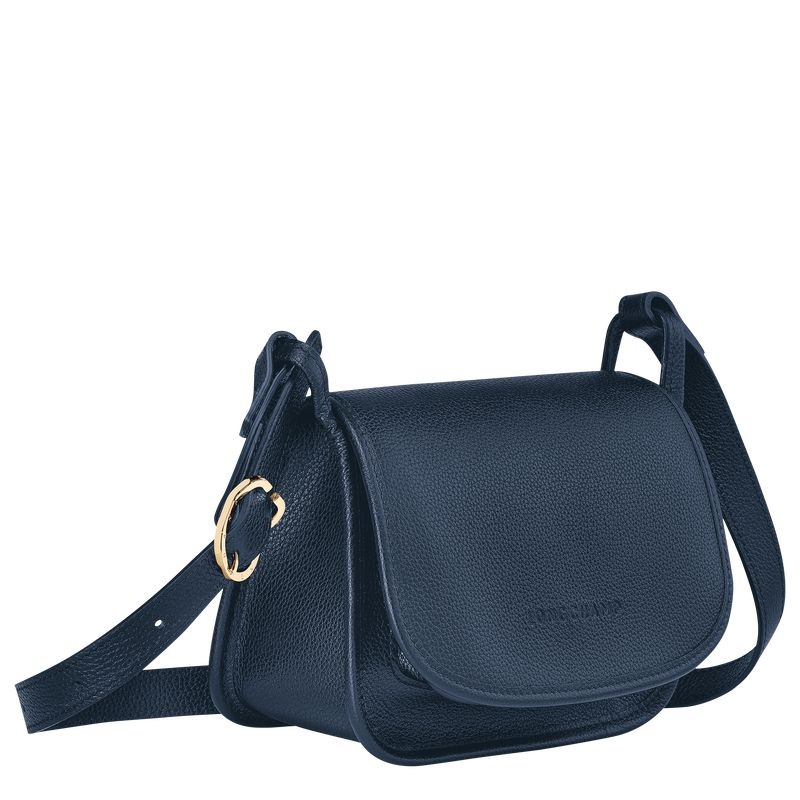 Navy Longchamp Le Foulonné S Women's Crossbody Bags | 6158-BUDRK