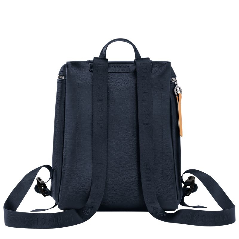 Navy Longchamp Le Pliage City M Men's Backpacks | 0468-GDFPM