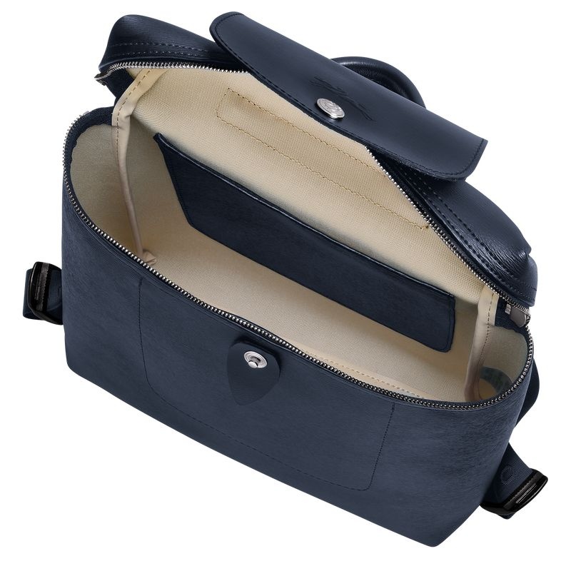 Navy Longchamp Le Pliage City M Men's Backpacks | 0468-GDFPM