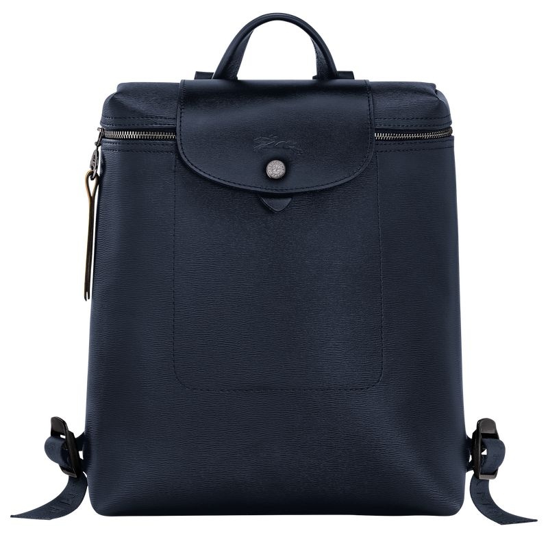 Navy Longchamp Le Pliage City M Men\'s Backpacks | 0468-GDFPM