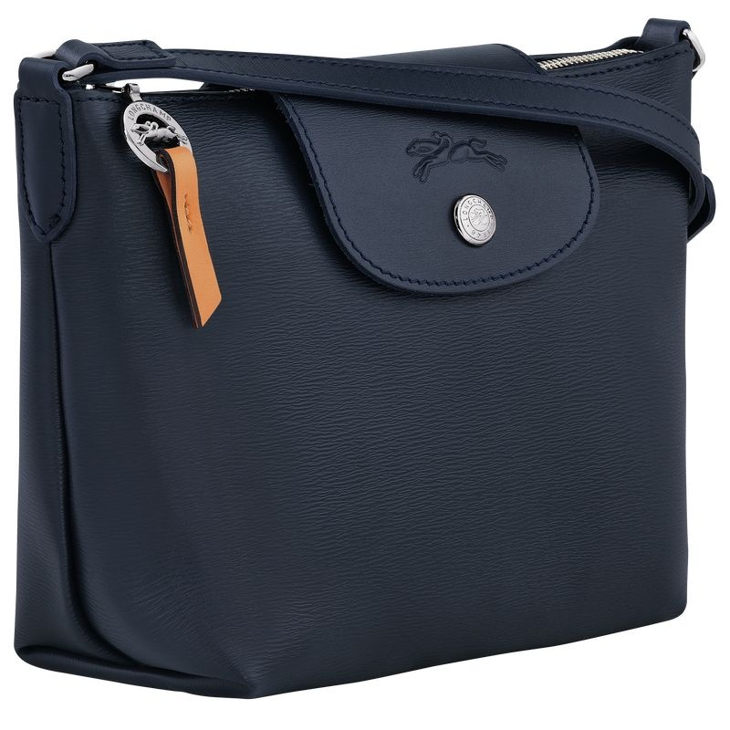 Navy Longchamp Le Pliage City XS Women's Crossbody Bags | 6729-AGVCI