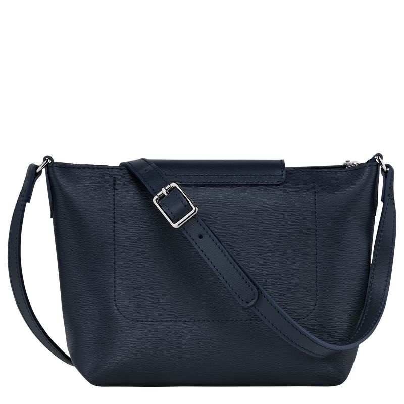 Navy Longchamp Le Pliage City XS Women's Crossbody Bags | 6729-AGVCI