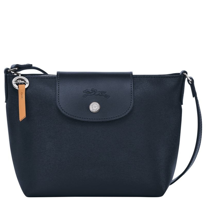 Navy Longchamp Le Pliage City XS Women\'s Crossbody Bags | 6729-AGVCI