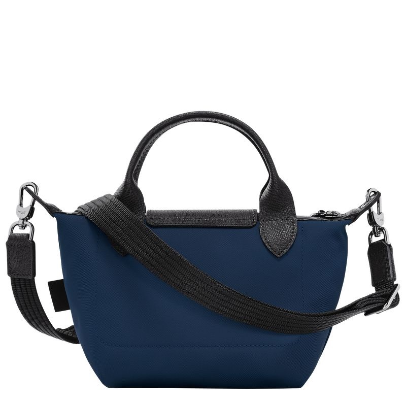 Navy Longchamp Le Pliage Energy XS Men's Handbag | 9158-UCDHG