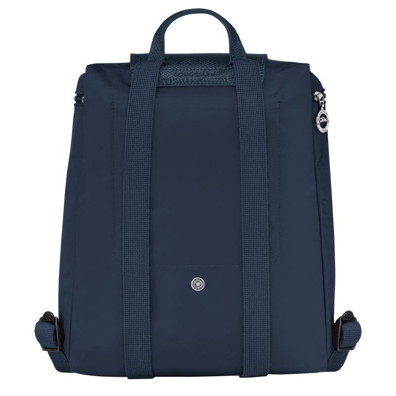 Navy Longchamp Le Pliage Green M Men's Backpacks | 9813-NKAID