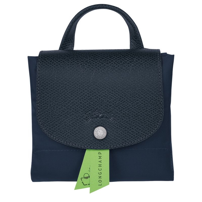 Navy Longchamp Le Pliage Green M Men's Backpacks | 9813-NKAID