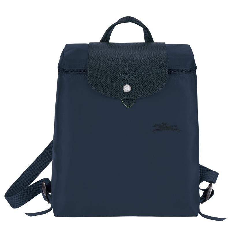 Navy Longchamp Le Pliage Green M Men\'s Backpacks | 9813-NKAID