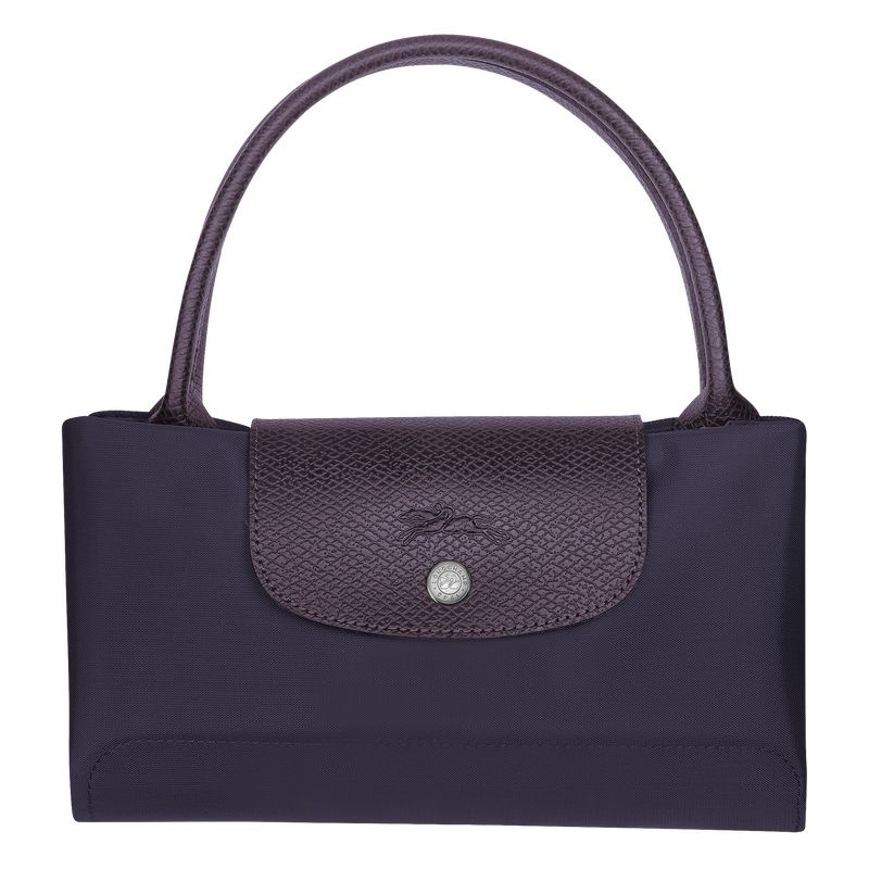 Navy Longchamp Le Pliage Green M Women's Handbag | 5083-LXEPR