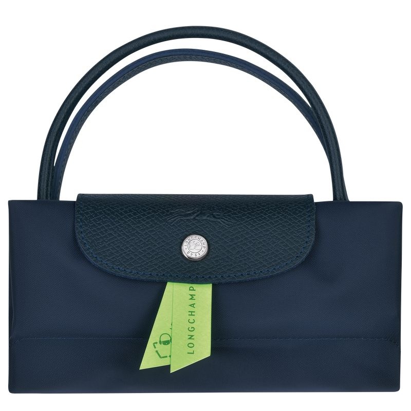 Navy Longchamp Le Pliage Green S Women's Handbag | 0943-DALQW