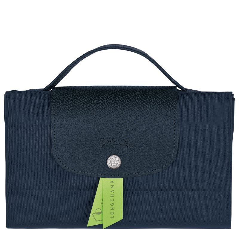 Navy Longchamp Le Pliage Green S Women's Briefcase | 7930-BQPSX