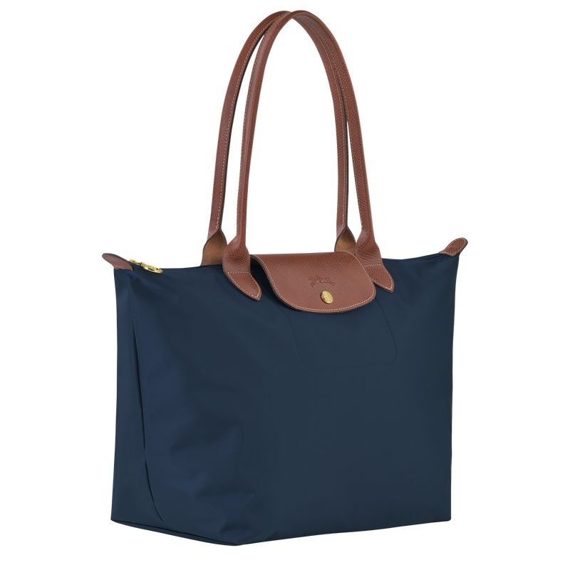 Navy Longchamp Le Pliage Original L Women's Tote Bags | 3726-YKGVT