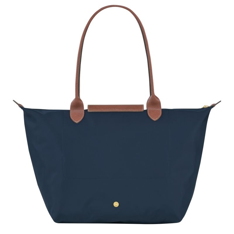 Navy Longchamp Le Pliage Original L Women's Tote Bags | 3726-YKGVT